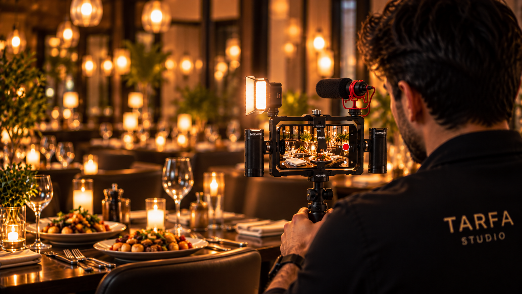 Tournage vidéo TARFA Studio avec un smartphone professionnel